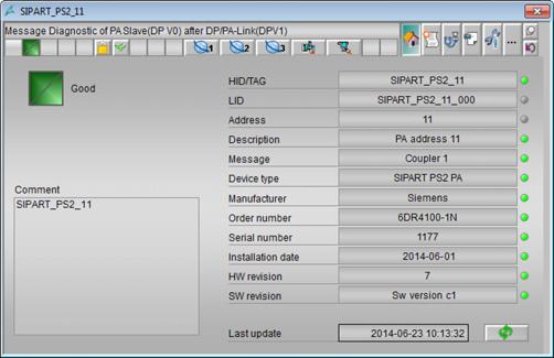 Plant Device Management SIMATIC PCS 7 Maintenance Station 7 Design (continued) The signaling system, user interface, picture hierarchy and operator prompting are based on the HMI philosophy of the