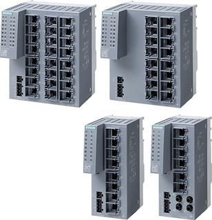 Industrial Communication Industrial Ethernet SCALANCE X-100 Switches Overview Design The SCALANCE Industrial Ethernet switches with enclosure back sections of metal are optimized for mounting on a