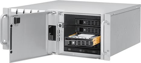 0, audio, COM1, 2 Gigabit Ethernet Removable drive bay for hard disks and solid state drives 2 USB 3.