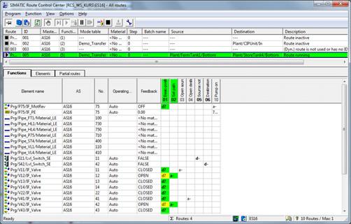 Route control SIMATIC Route Control Route Control Runtime Software Overview Software components (runtime) SIMATIC Route Control software for RC single station, RC server, and RC client 1) Number of