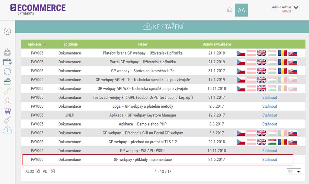 Příklady podpisu 4.2.1 Testovací podepisovací klíč, test aplikace Z bezpečnostních důvodů nelze vložit do dokumentu celou aplikaci (nelze ji pak zaslat mailem).