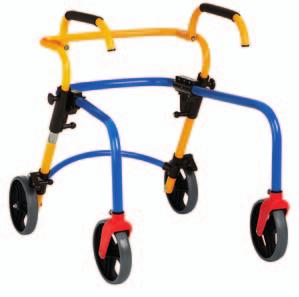 stabilizace dítěte při nácviku chůze je možno chodítko PLUTO doplnit o cyklistické sedlo. Sedlo je v přední části velmi úzké a umožňuje tak velkou volnost pohybu nohou.