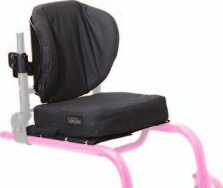Střední symetrická laterální stabilizace sedu Základní mediální stabilizace Výška sedáku 7,4 cm Hmotnost 261g (v rozměru 25x25 cm) Rozměr uvádí šíři x hloubku sedáku: Sedák Varilite Junior 25x25,