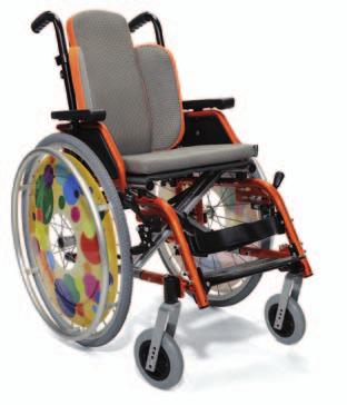 MECHANICKÉ VOZÍKY BAMBINO Velmi lehký mechanický vozík s pevným rámem vhodný pro děti ve věku 3-12 let.