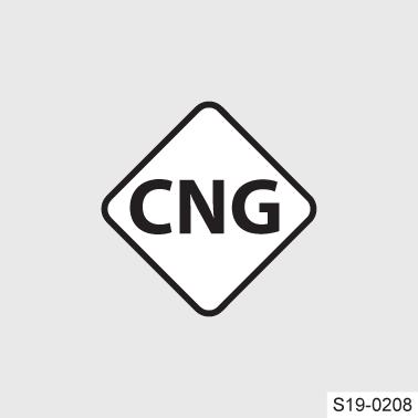 Při velmi vysokých venkovních teplotách se může stát, že nádrž nebude možné CNG zcela naplnit.