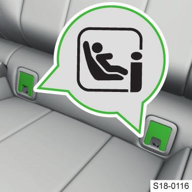 Zádržné systémy a airbagy Upevňovací prvky pro dětské autosedačky 39 Skupina 0 do 10 kg 0+ do 13 kg 1 9-18 kg 2 15-25 kg 3 22-36 kg Sedadlo spolujezdce se zapnutým čelním airbagem Sedadlo spolujezdce