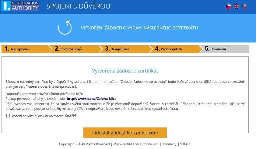 V dalším dialogovém okně udělte oprávnění tlačítkem Povolit.
