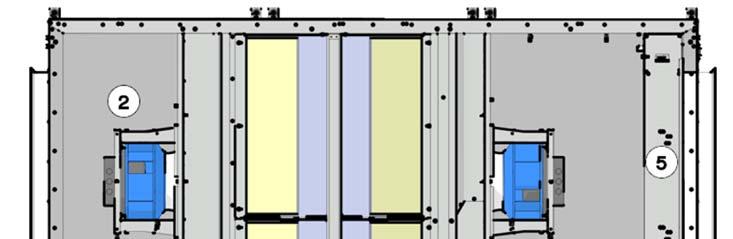 Součástky 1. Výměník tepla 2. Ventilátor odvodu vzduchu 3. Ventilátor přívodu vzduchu 4.