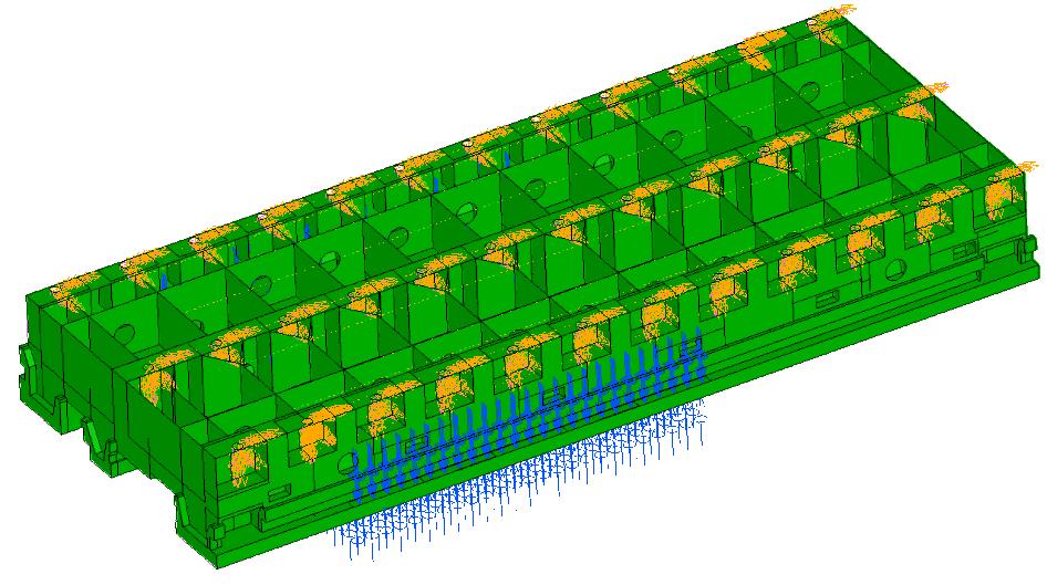 Výběr z prací realizovaných pro průmysl Tradičním partnerem plzeňské pobočky centra je firma Škoda Machine Tool a.s. Plzeň, pro kterou byla realizována řada výpočtových, optimalizačních a konstrukčních prací.