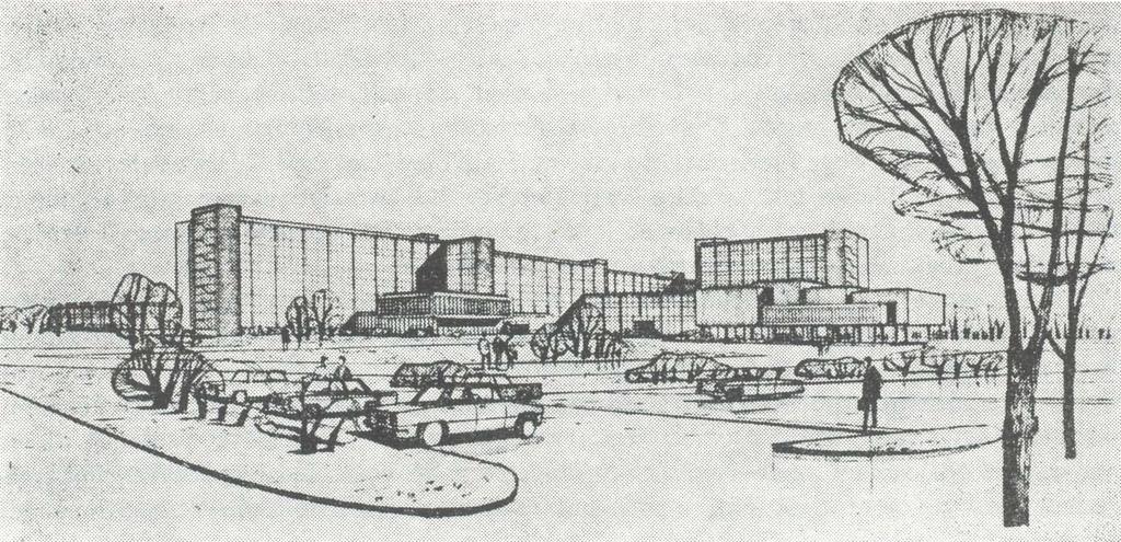 1964 Vypracován investiční záměr se stanovením jednotlivých etap výstavby nového areálu VŠSE v Plzni na Borech. Projektový úkol na základě architektonicko-urbanistické studie byl dokončen až v r.