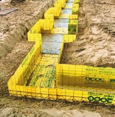 přímo na stavbě. U menších poloměrů může být materiál dodán již ohnutý.