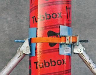 Tubbox bednicí trouby Technické pokyny pro bednění sloupů Tubbox Doprava Při přepravě musí být bednění podepřeno plošně, aby se předešlo jeho otlačení. Bednění chráníme před odřením.