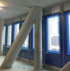 Distanční pr vk y Tubbox bednicí trouby U bednění sloupů FRANK jsou geometrické tvary téměř neomezené.