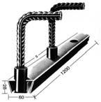 Coupler - šroubové napojení výztuže Montážní pomůcky Montážní zásuvka Coupler (s víčkem) Montážní pomůcky Montážní lišta Couplerbox (s víkem) typ Prodloužením montážní zásuvky pro seriové uložení