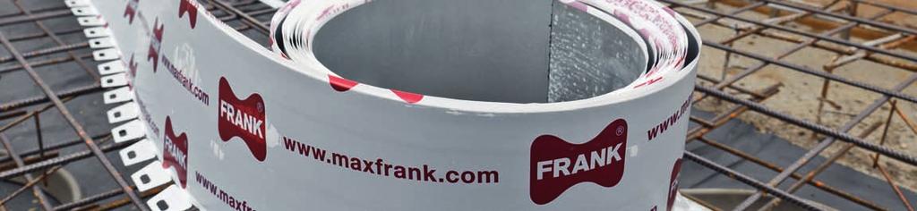 Těsnicí plech Fradiflex Těsnicí plech Fradiflex Při utěsňování pracovních spár v betonu jsou na těsnicí systém kladeny vysoké požadavky ohledně spolehlivosti.