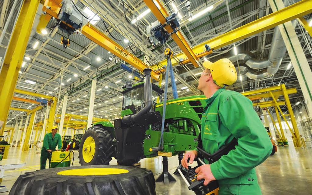 Alternativa bez sloupů Podvěsné jeřáby Demag EPDE a EKDE Podvěsné jeřáby Demag pojíždějí na jeřábových drahách, které se upevňují na stávající stropní konstrukce.