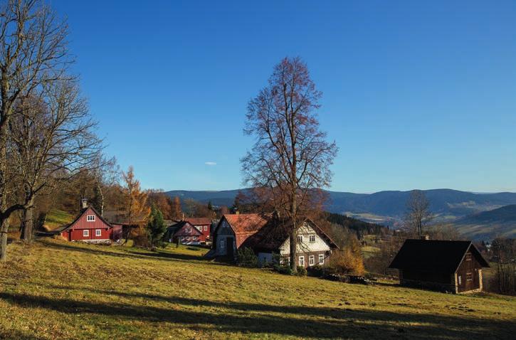 Krkonoše od hospody Na