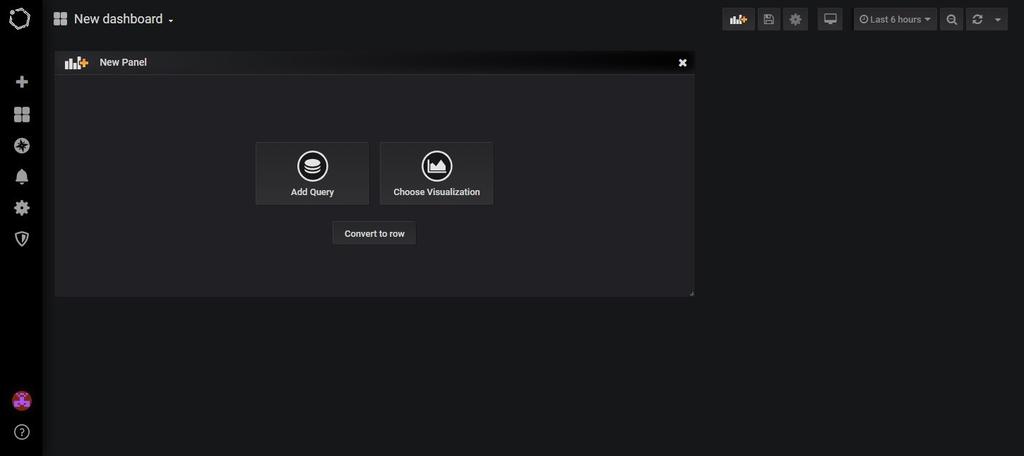 Nástěnky První nástěnka Kliknutím na ikonu PLUS > Dashboard v hlavním panelu vytvoříte novou nástěnku s nabídkou přidání grafických