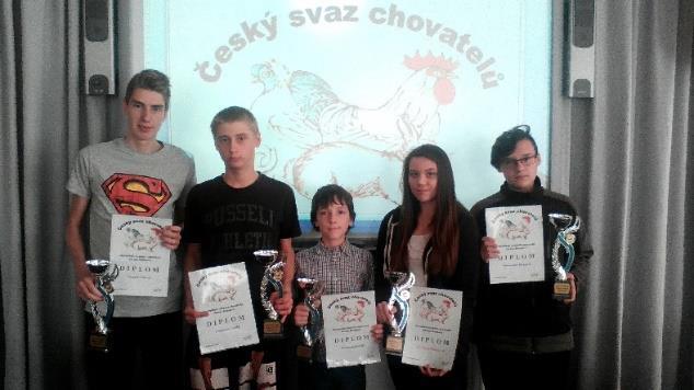 Každá kategorie byla vyhodnocena zvlášť. V kategorii holubů se umístil na 1. místě Dominik Wolf (Nový Malín), na 2. místě Tomáš Cikryt (Rapotín), na 3. místě Alena Cikrytová (Rapotín).