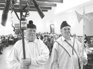 Čas neúprosně utíkal, masopust pomalu končil a ohlásilo se období čtyřiceti dnů půstu, které trvá až do Velikonoc. Bylo potřeba ukončit veselí a řádně pochovat basu.