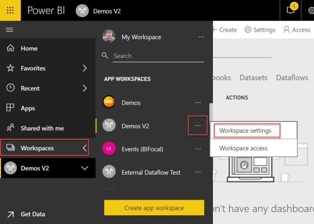 Když máme Power BI licence 1 Pro / E5 Kdyz mame Pro license muzeme propojit pracovat se SharePoint daty v rámci takzvaných workspaces.
