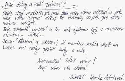 Děkujeme za vše, Beny! Napsali jste nám, napsali o nás Tato stáž mi byla obrovským jak pracovním, tak i osobním přínosem.