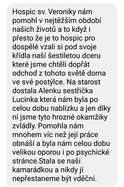 Návštěva zakladatelky hospicového hnutí v ČR