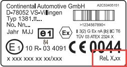 čísla tachografu (viz Kompatibilita tachografu RDD na str.