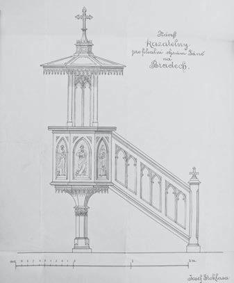 1911 Kopia 260 304 ai 1910 Prag am 12. 1. 1911 Brada, Filialkirche Entwässerung der Grundlücke zur Z. 35528 vom 7. Oktober 1910. K. k. Bezirkshauptmannschaft in Jičín.