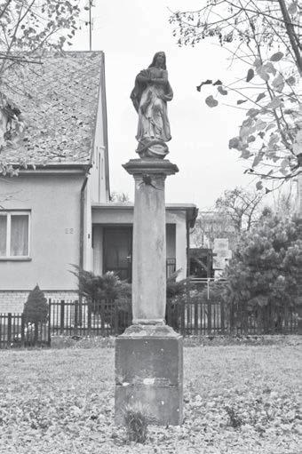Staré Místo Pilíř se sochou Panny Marie 1830, Jan