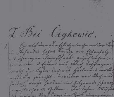 FARNÍ KRONIKA ZALOŽENÁ V ROCE 1836 Gedenkbuch