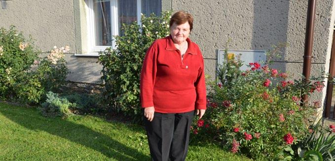 Dům č.p.: 31 Haňovice Dolní Konec Marie Vogelová roz. Smrčková *1947 ze Savína Arnošt Vogel *22.2.1943-15.12.2012 pocházel z Hradečné Vladimíra Hartelová roz.