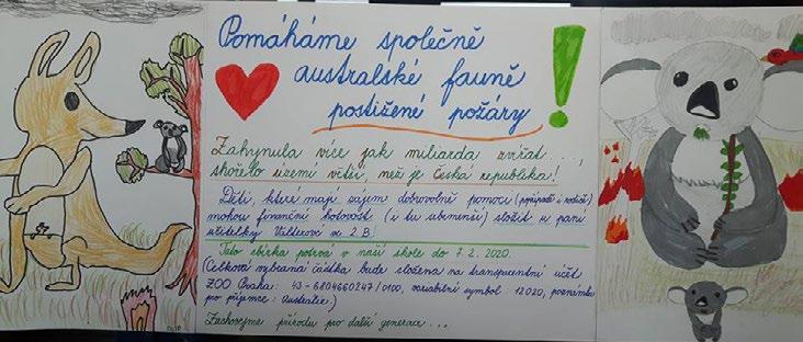 Tyto finanční prostředky ŠKOLA A ŠKOLKA byly zaslány na účet pražské ZOO, konkrétně na veřejnou sbírku Pomáháme jim přežít, určenou pro pomoc australské fauně.