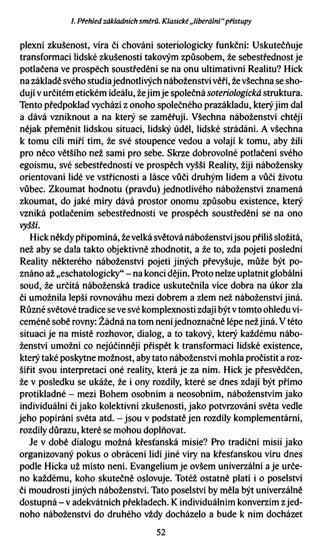 /. Přehled základních směrů.