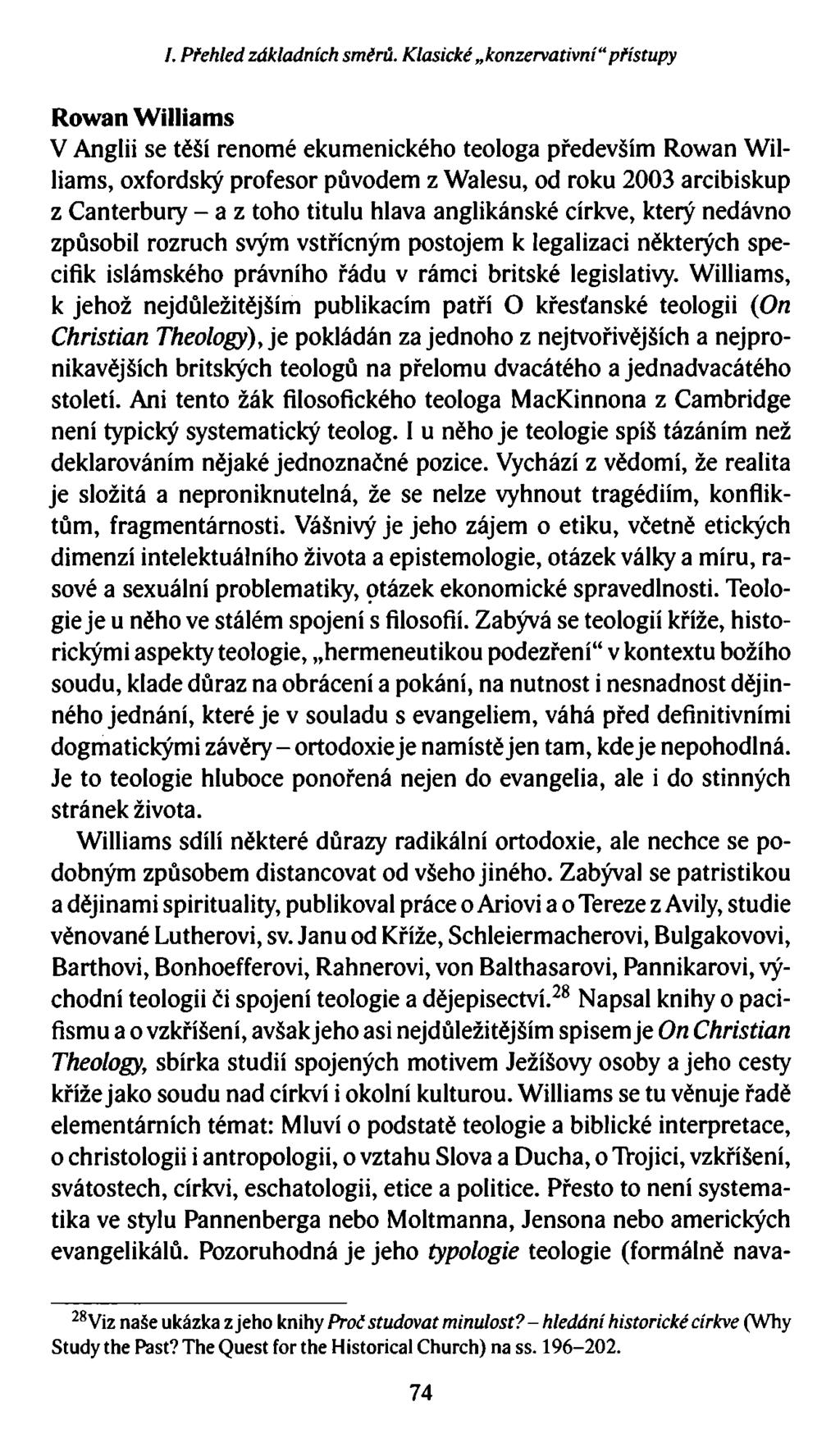 /. Přehled základních směrů.