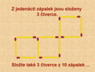 Pomocí zápalkových hlavolamů jsme si také oživili psaní římských číslic, a to jako zábavnou matematiku na Den dětí.