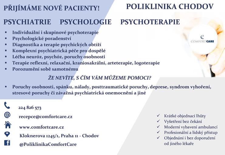 28 Inzerce RV1801301/02 Screeningové centrum pro diagnostiku a léčbu zhoubných i nezhoubných nemocí prsu Nebojte se rakoviny prsu!