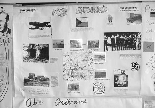Také se pořádaly exkurze, děti se podívaly do Památníku heydrichiády v Resslově ulici, navštívily Vojenské muzeum a konaly se dva cyklovýlety na místa spojená s událostmi druhé světo - vé války.