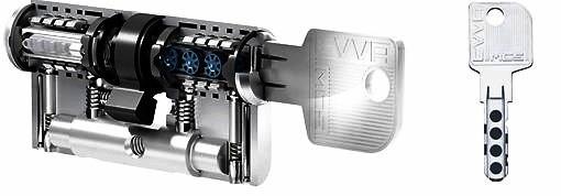 Obr. 30. Cylindrická vložka MCS s magnetickým kódováním (EVVA) [13] 5.2 Elektromechanická vložka CodeLoxx CLX-LCA S-Security Otevření cylindrické vložky od společnosti ABUS Seccor (viz Obr.