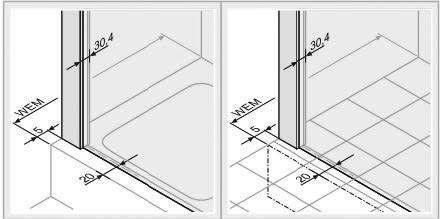 VANy a vanové zástěny Zástěna sprchová - dveře lítací Zástěna sprchová dveře - sklo CONCEPT 100 80 x 190 cm bílá / sklo čiré PTA25103.055.
