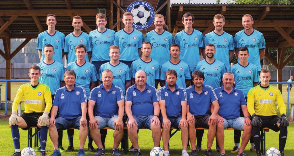 LÉTO 2019 KATOVICKÝ ZPRAVODAJ AKTUALITY Z OBCE ŠKOLA SPOLKY KULTURA SPORT KŘÍŽOVKA Fotbalisté postoupili do Nahoře zleva: Jan Chylík, Ondřej Koutský, Karel Cibulka, Tomáš Hajdušek ml.