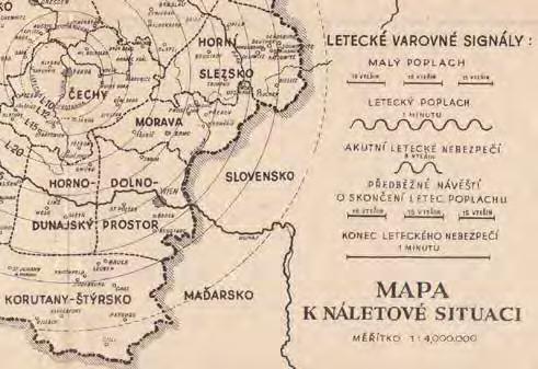 16 Výřez Mapy k náletové situaci 1 : 4 000 000 Období 1939 1945 Od 1. 1. 1940 ústav působil pod názvem Zeměpisný ústav Ministerstva vnitra, od roku 1942 pod názvem Zeměměřičský ústav Čechy a Morava.