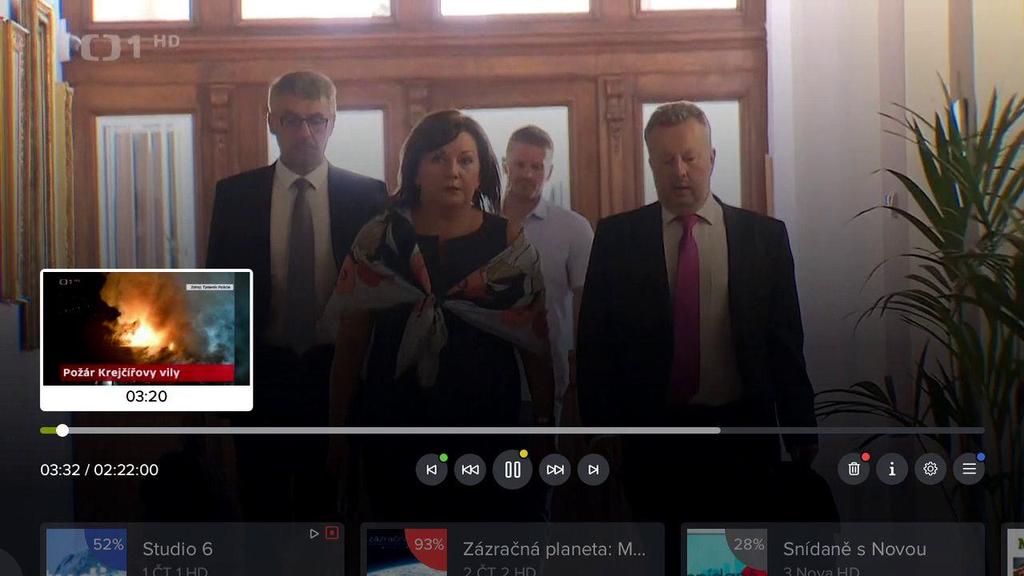 3) Prostřednictvím kurzorového tlačítka nahoru přejdete na posuvník, ve kterém si můžete najít konkrétní čas