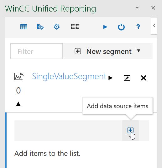Reporting Single value segments Obsahuje jen jednu hodnotu pro každý datový zdroj v jednom segmentu.