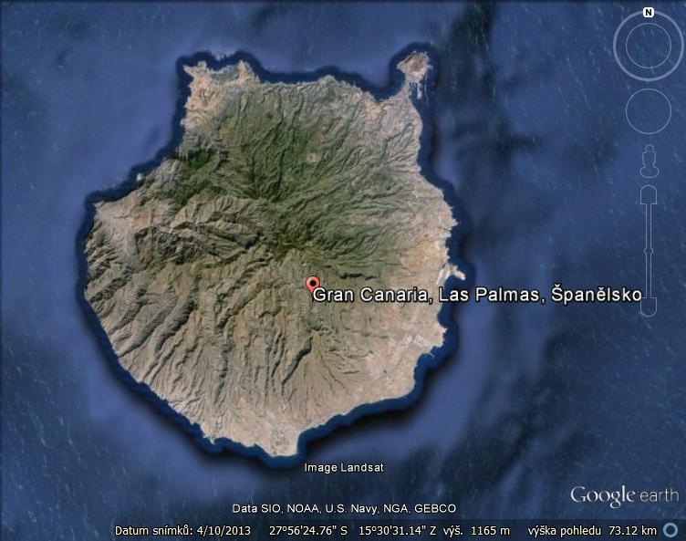 3.1.1.3. Gran anaria Ostrovem s třetí největší rozlohou je Gran anaria (1560 km 2 ) 
