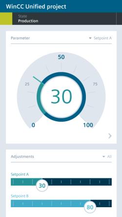 SIMATIC HMI Unified Comfort Panely Výrazné zvýšení výkonu a systémových limit Podpora více dotykového ovládání (multitouch) a gest (gesture detection) Více aplikací nainstalovaných na panelu Aplikace