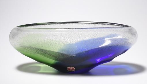 sklo hutně tvarované se sodou, d. 26 cm, model č.