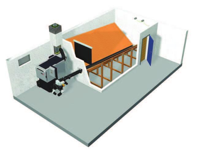 2.2.2 Doprava pelet šnekovým dopravníkem Doprava pelet šnekovým dopravníkem je využívána na kratší vzdálenosti cca do 5m, viz obr. 2.5. Na delší dopravu se využije pneumatické dopravy.