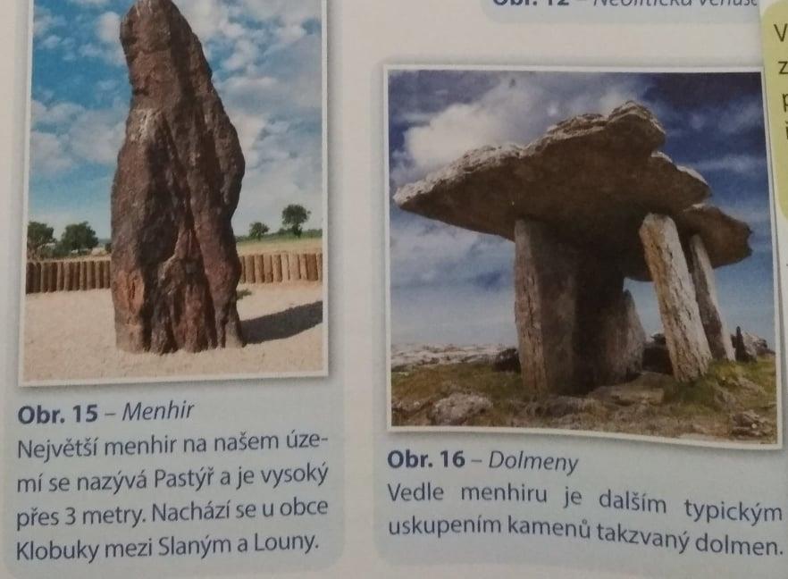 Pohřby rituály - náboženské stavby: Rondely, megality, menhiry, dolmeny ENEOLI