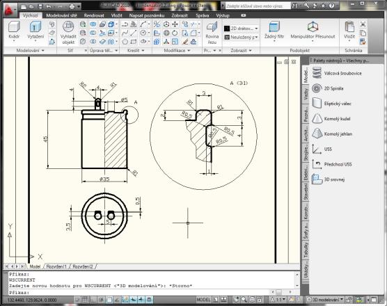 3 MODEL TOKAMAKU 3.1 Programy pouţité při tvorbě Model tokamaku byl vytvořen pomocí programů AutoCAD a ANSYS.